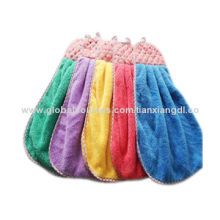 Kitchen Towels with Good Bibulous Performance, Made of Microfiber, Various Colors are Available