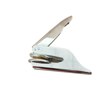 Ideal Round Pocket Size Chrome Embossing Seal