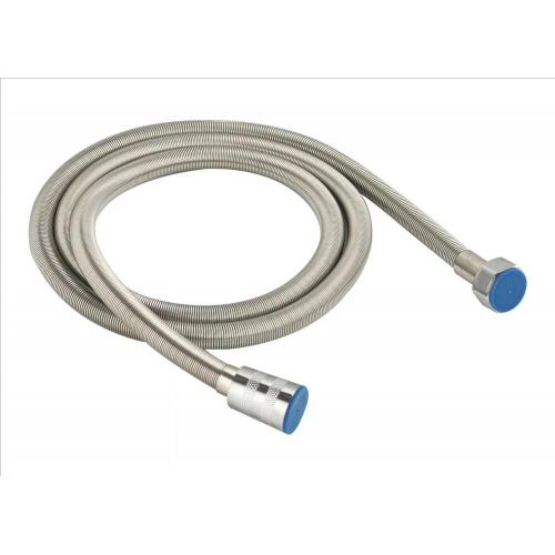 Silver plastic flexible shower hose