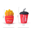 Мягкая TPR сжимайте игрушки Fries Cola