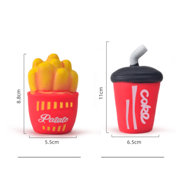 Soft TPR Squeeze Toys Fries Cola