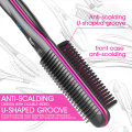 Black hair straightener brush