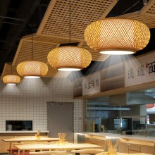 Bamboo Weave Chandelier Pendant Light