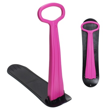 Kids Plastic Folding Snow Scooter Kick-Scooter Sledge