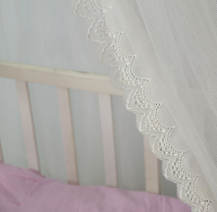 100% Polyester Durable Hanging Mosquito Net For Baby