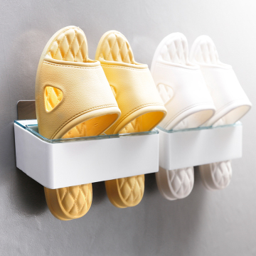 2019 New Design Bathroom Slippers Storage Holder Shoe Rack Organizer - Free Punching