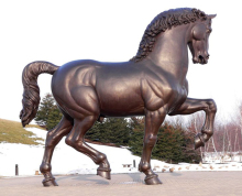 Outdoor copper large bronze horse statues