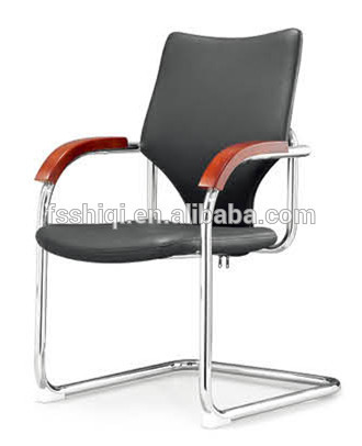 Leather conference metal frame chair