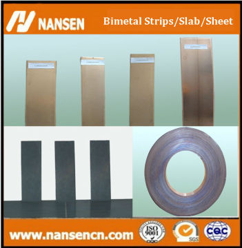 Thermostatic bimetal strip Steel Copper strip /bimetal steel strip /CuPb24Sn(SAE49)/CuPb24Sn4(SAE794)