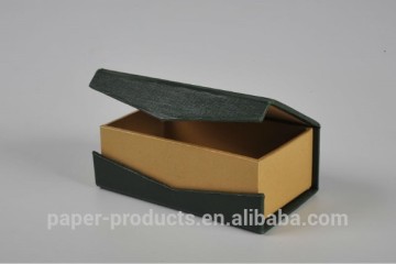 High quality magnetic closure black foldable paper packaging boxes/paper boxes