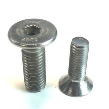 Metric Stainless Steel Hex Socket Countersunk Screws with Anti-Rust Treatment in Inch Measurement System