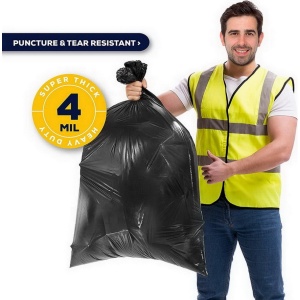 3Mil Thick Extra Heavy Duty Strength Large Garbage Bag