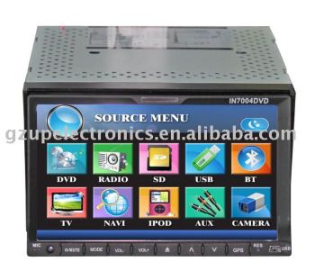 7 inch universal 2 din car dvd gps