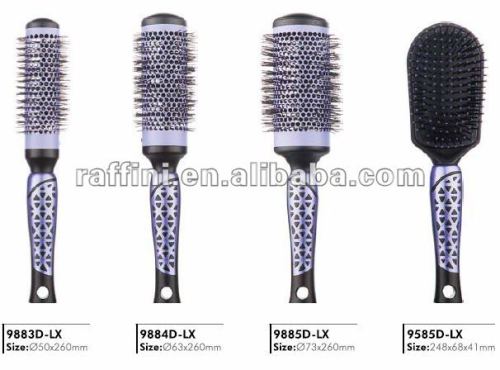 plasic hollow hairbrush