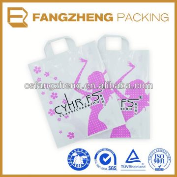 Specializing in the wholesale for guangzhou ldpe/hdpe die cut handle plastic die cut bag