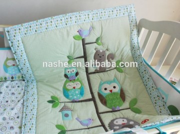 OWL Design Baby Quilt Patterns /Baby Quilt/Applique Baby quilt