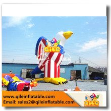 Factory outlet large Inflatable eagle American Flag balloon inflatable bird cartoon for advertising event activity parade