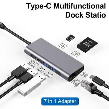 USB C-HUB Met HDMI 7 In 1