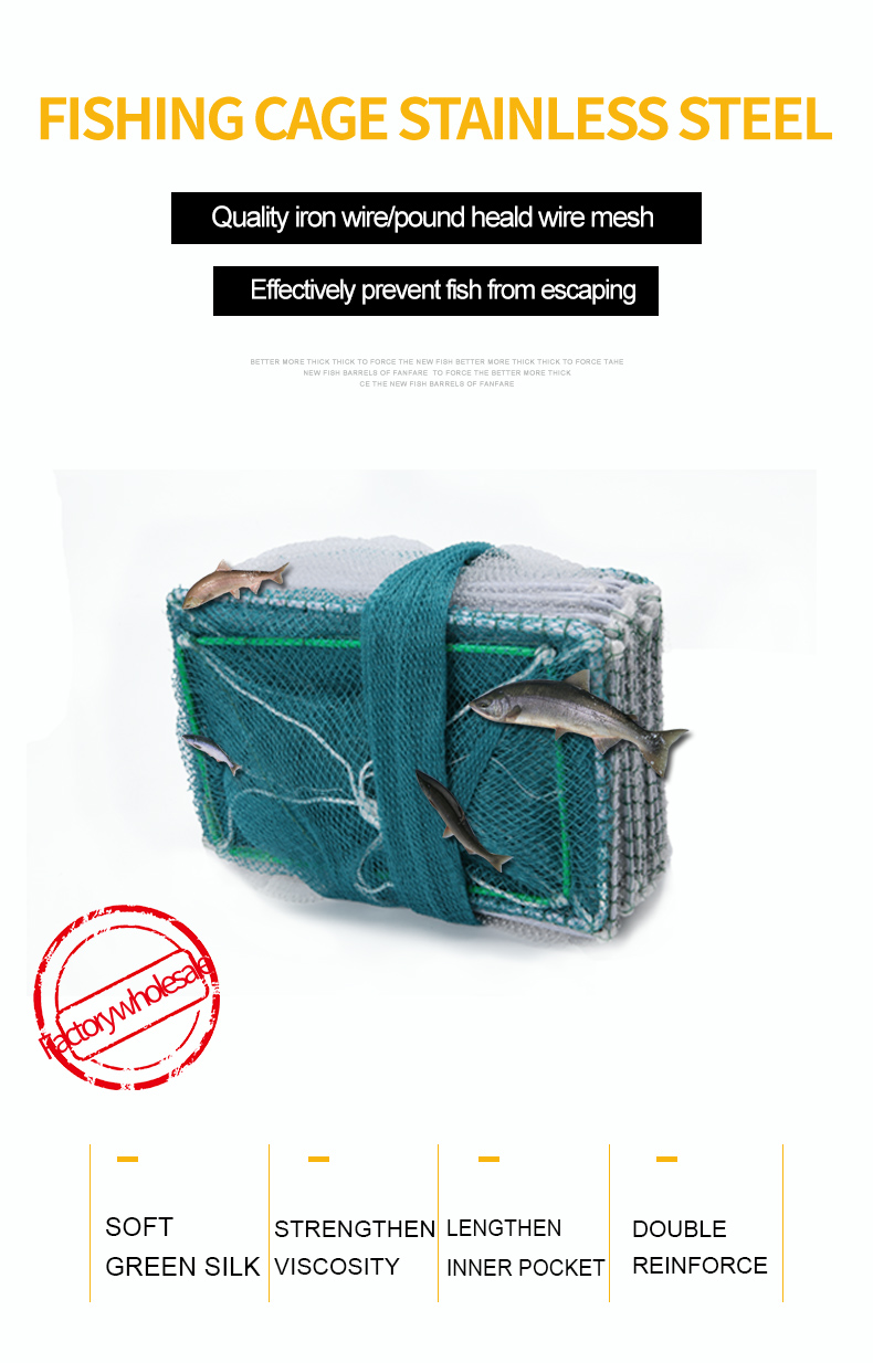 Professional Factory Folding Lobster Crayfish Foldable Fish Trap In Warehouse Price