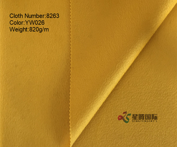 High Quality Double Face Water-wave 100% Wool Fabric Both Sides