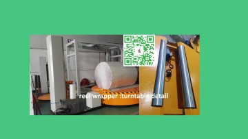 reel wrapper for paper stretch film packing