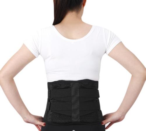 PP Plate Double Strong Back Support Lower Medical Back Pain Relief Support Belt