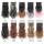 Alileader 16 Clips Long Kinky Curly Hairpiece Ombre Color Clip In Hair Extension Synthetic For Women