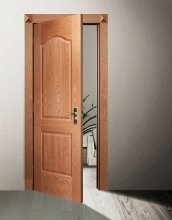 1-6 panel oak veneer molded door,moulded panel door