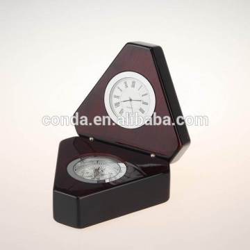 Gift clock with compass