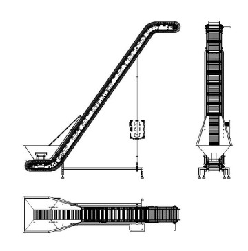 acclivitous conveyor