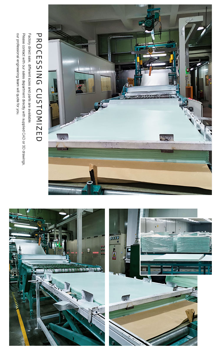 Hot Sale Epoxi Sheet Green Fr-4 Laminate Datasheet Fr4 Cutting Processing Composite Baseboard