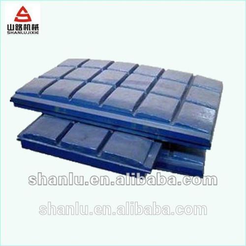 Manganese steel fixed jaw plate for jaw crusher