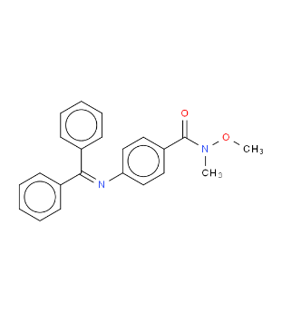 Benzamide, 4-[(diphenylmethylene)amino]-N-methoxy-N-methyl- CAS 154957-75-2