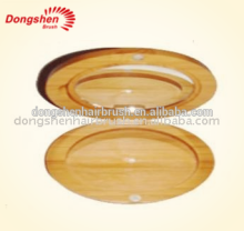 bamboo compact cosmetic compact powder container