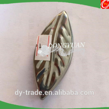 polish inox steel leaves for gate fittings decorative door accessories