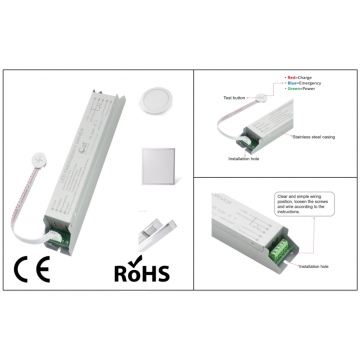 سائق طوارئ LED رفيع كامل الطاقة