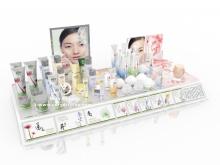 Customized cosmetics store counter display stand
