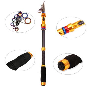 Telescopic Fishing Rod Carbon Saltwater Sea Fishing Tackle Rods Fishing Pole