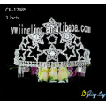 Accesorios para el cabello patriótico Crown Star Tiaras Wedding