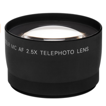 0.45x wide angle +2.5x telephoto digial camera lenses