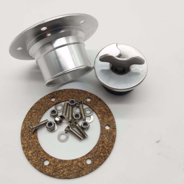 universal Aluminum Gas Fuel Tank  Cover  CNC customized oil tank cover for Racing car