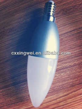 ce rohs 3w e14 led candlel light bulb