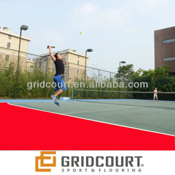 outdoor tennis court flooring