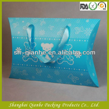 Pillow box for candy packaging / paper card box,paper gift box