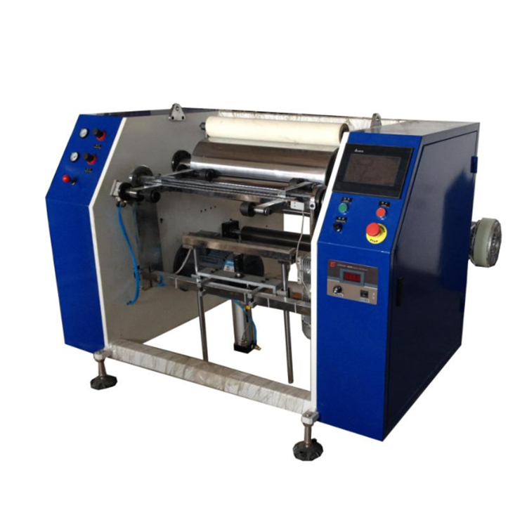 High Quality Auto Paper Core Feeding Aluminium Foil Rewinding Machine Price