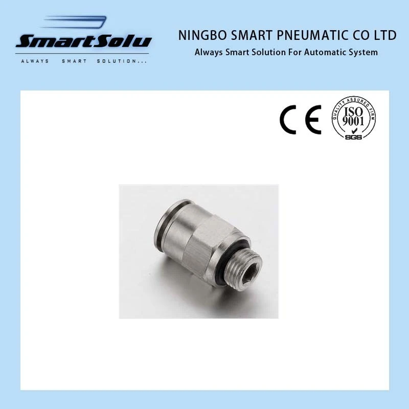 Mpc-G Nickle Plated Brass Quick Push in Pneumatic Metal Fitting