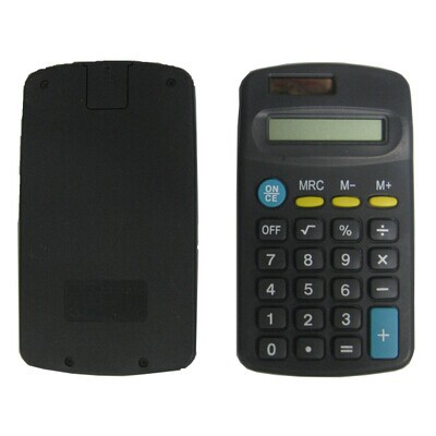 8 digits button cell calculator