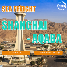 Frete marítimo de Xangai para Aqaba