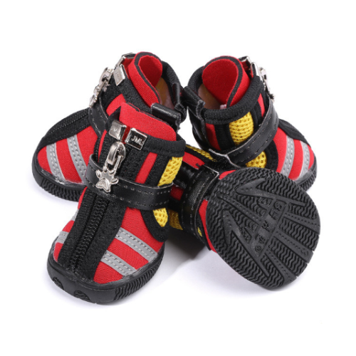 PU Leather Durable Dog Boots