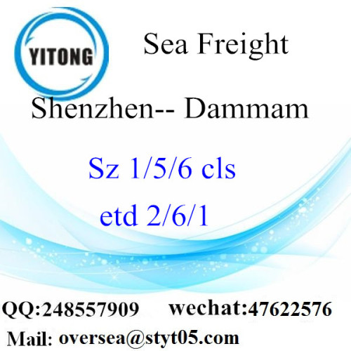 Puerto de Shenzhen LCL consolidación a Dammam